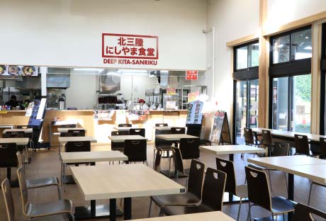 道の駅 いわて北三陸内 北三陸にしやま食堂